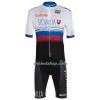 Fietskleding (Fietsshirt + Korte Koersbroek) 2022 Slowakije Nationaal Team
